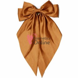 Accesoriu pentru decor par cu Fundita din satin si clema metalica TRD043BB Maroniu